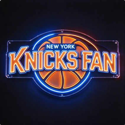 New York Knicks Fan LED Neon Sign