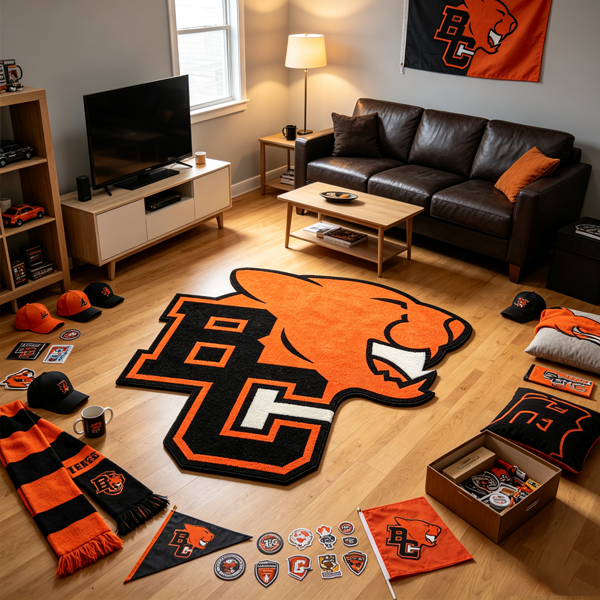 BC Lions Logo Rug