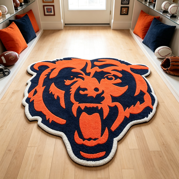 Chicago Bears Logo Rug