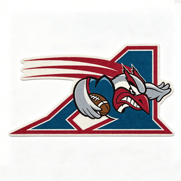 Montreal Alouettes Logo Rug