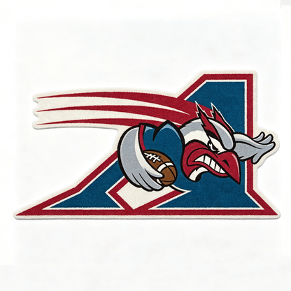 Montreal Alouettes Logo Rug