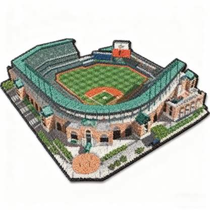 Baltimore Oriolesm Oriole Parkat Camden Yards Stadium Rug