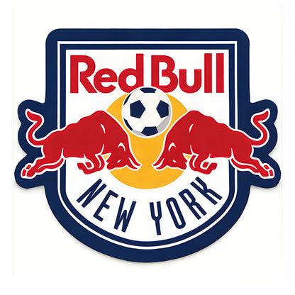 NY Redbulls FC Logo Rug