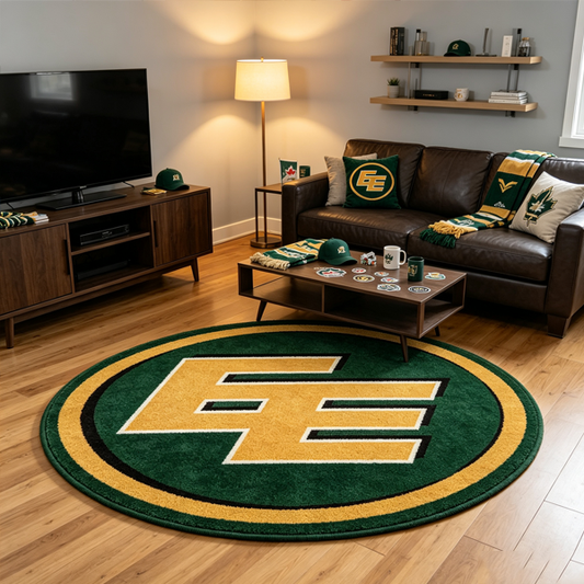 Edmonton Elks Logo Rug