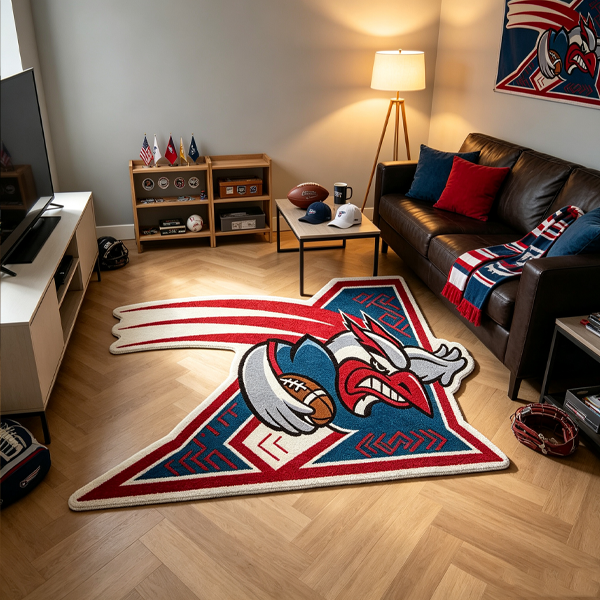 Montreal Alouettes Logo Rug