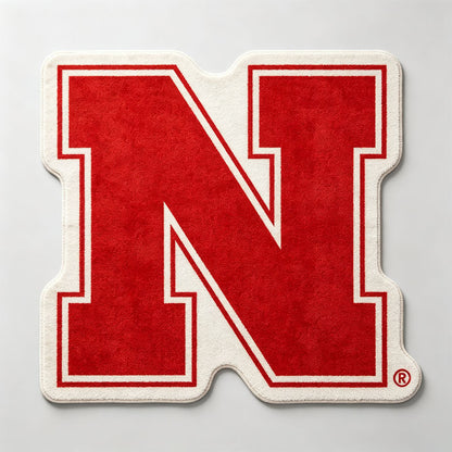 Cornhuskers Logo Rug - Nebraska