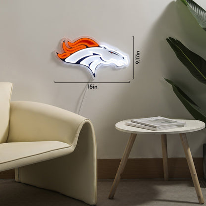 Denver Broncos LED Neon Sign