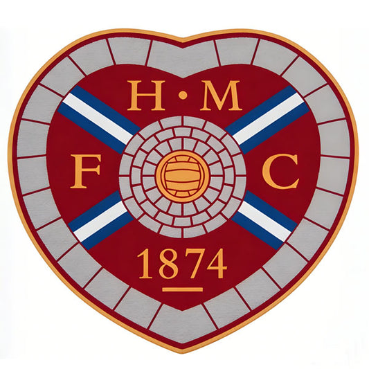 Heart of Midlothian F.C Logo Rug
