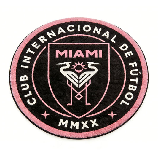 Inter Miami  FC Logo Rug