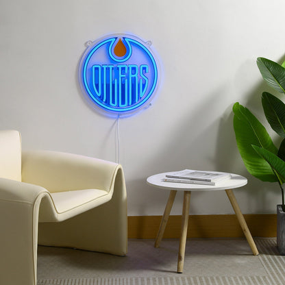 Edmonton Oilers LED Neon Sign