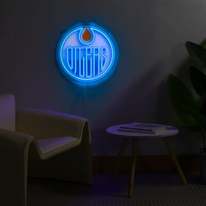 Edmonton Oilers LED Neon Sign