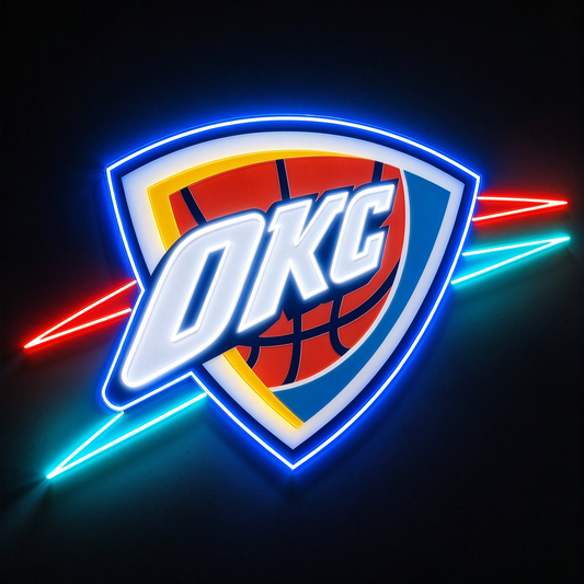 Oklahoma city Thunder LED Neon Sign