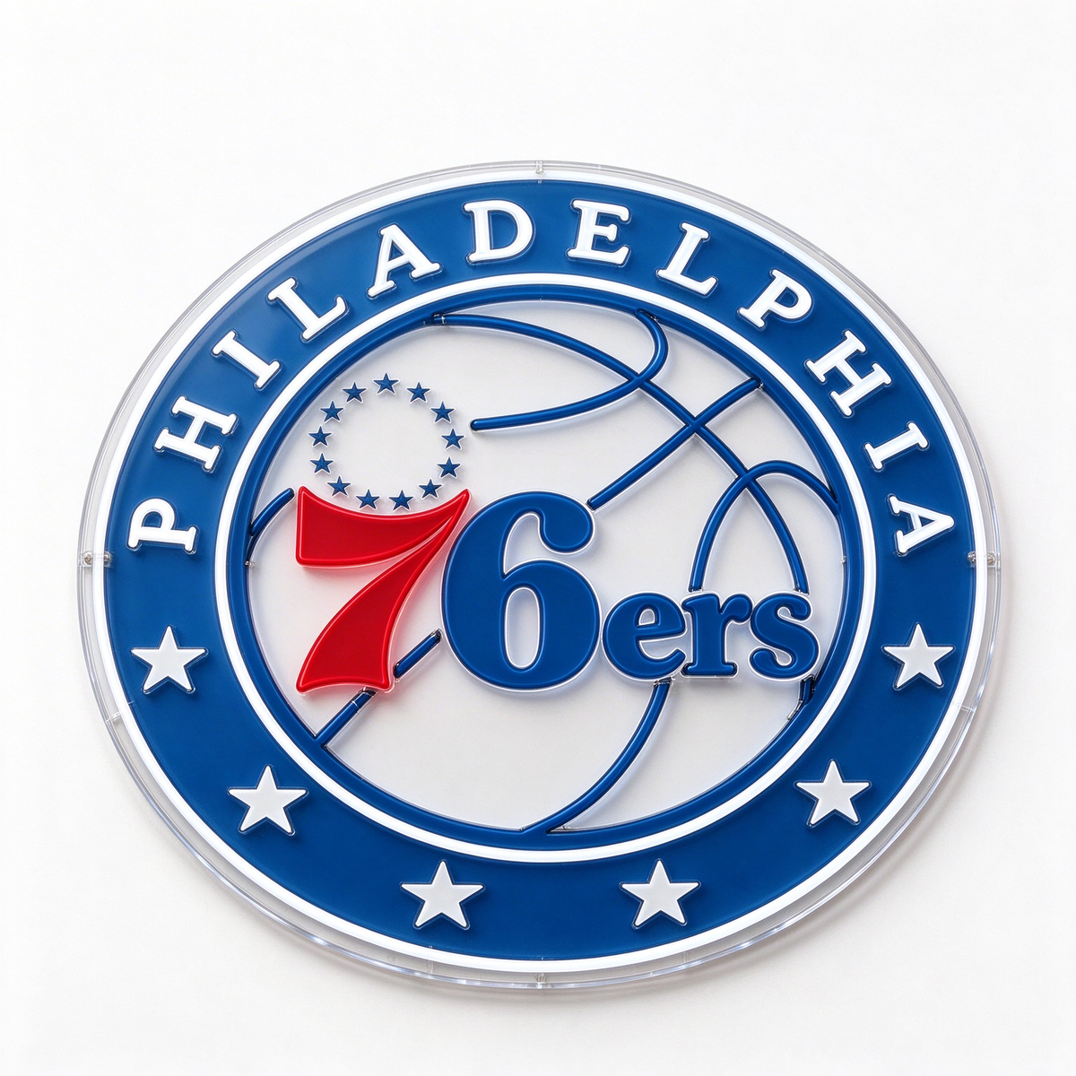 Philadelphia 76ers LED Neon Sign