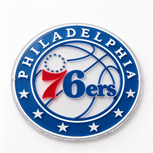Philadelphia 76ers LED Neon Sign