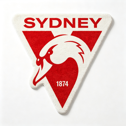 Sydney Swans® Logo Rug