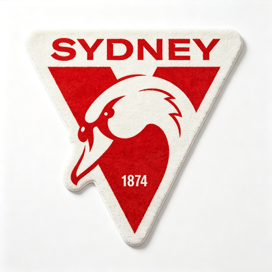 Sydney Swans Logo Rug