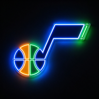 Utah Jazz LED Neon Sign