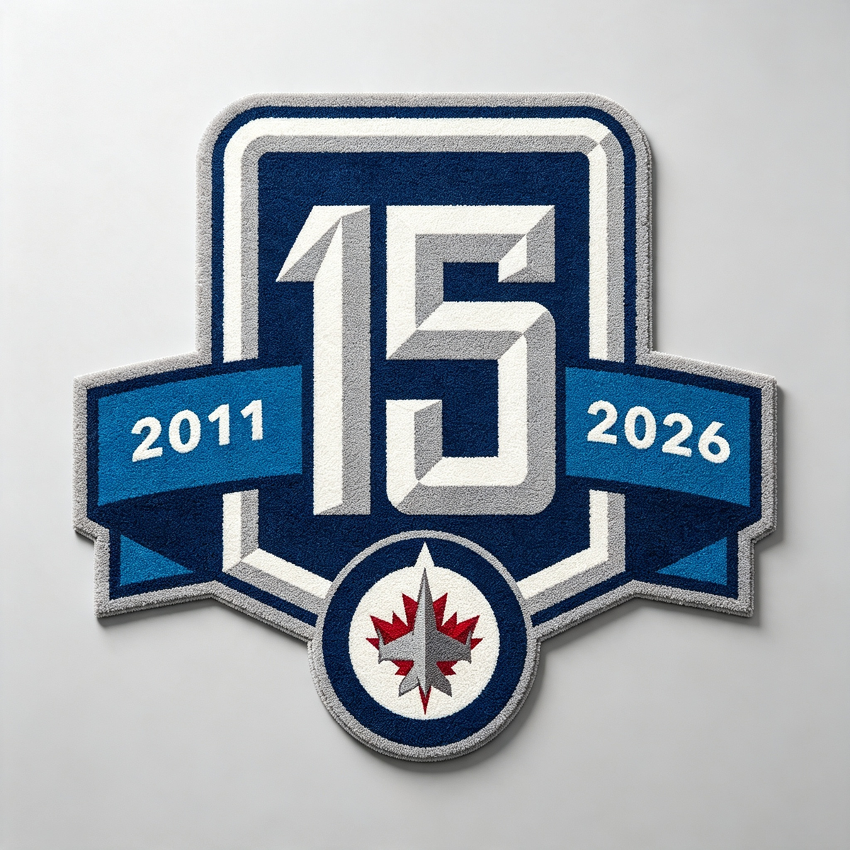 Winnipeg Jets Logo Rug