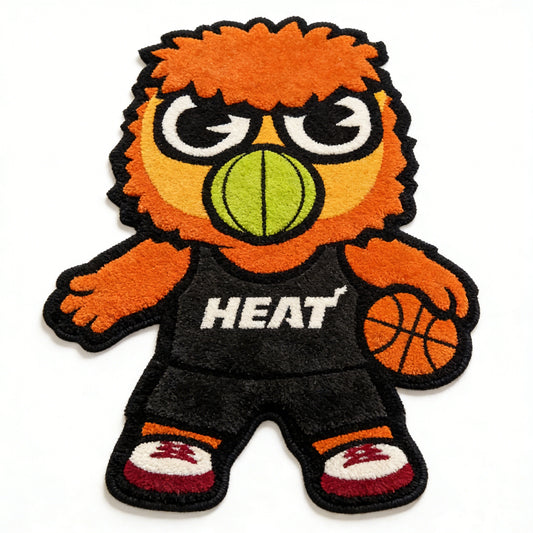 Miami Heat mascot Rug